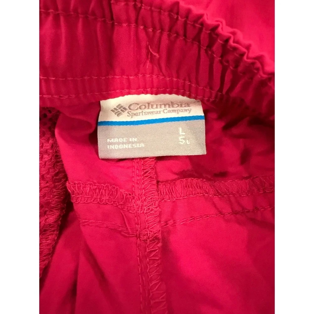 Columbia Mens Pink Swim Trunks Size Large Board Shorts Quick Dry NWT
